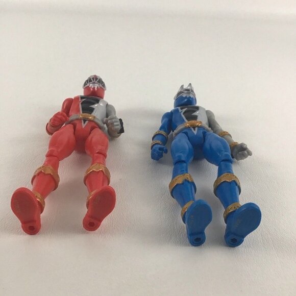 Power Rangers Lightning Collection Dino Fury 6” Figure Red Blue Lot 2021 Hasbro - Picture 5 of 6